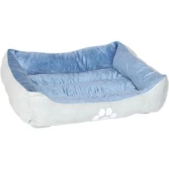 HappyCare Textiles Reversible Signature Bolster Dog Bed -Blue Buffalo || ROYAL CANIN || Wellness Sales 366949 PT3. AC SS1800 V1645651626
