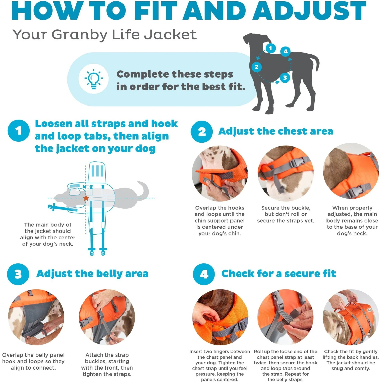 Outward Hound Granby Splash Dog Life Jacket 5 Outward Hound Granby Splash Dog Life Jacket - Image 3