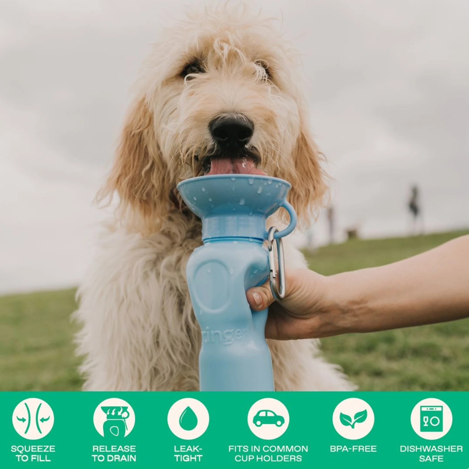 Springer Travel Dog Bottle 4 Springer Travel Dog Bottle - Image 2