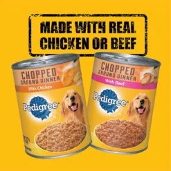 Pedigree Chopped Ground Dinner Filet Mignon Flavor & Beef Adult Canned Wet Dog Food Variety Pack & Pedigree Chopped Ground Dinner Chicken With Beef Adult Canned Wet Dog Food Variety Pack -Blue Buffalo || ROYAL CANIN || Wellness Sales 367548 PT7. AC SS1800 V1645745185