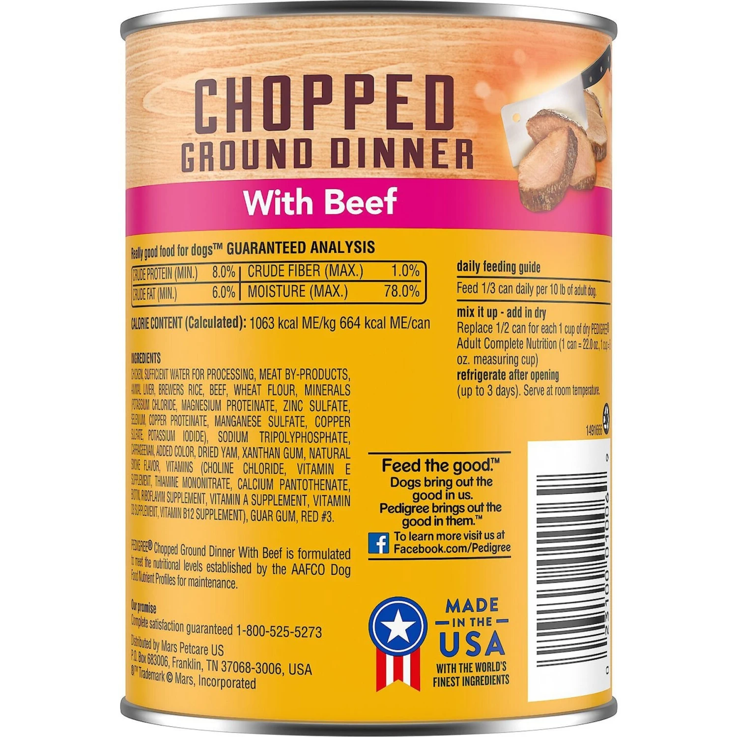 Pedigree Chopped Ground Dinner With Beef Adult Canned Wet Dog Food & Pedigree Chopped Ground Dinner With Chicken Adult Canned Wet Dog Food 5 Pedigree Chopped Ground Dinner With Beef Adult Canned Wet Dog Food & Pedigree Chopped Ground Dinner With Chicken Adult Canned Wet Dog Food - Image 3