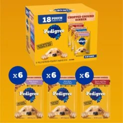 Pedigree Chopped Ground Dinner Variety Pack Chicken, Filet Mignon & Beef Adult Wet Dog Food & Pedigree Chopped Ground Dinner Variety Pack With Chicken, Beef & Bacon Adult Wet Dog Food -Blue Buffalo || ROYAL CANIN || Wellness Sales 367553 PT8. AC SS1800 V1644450993