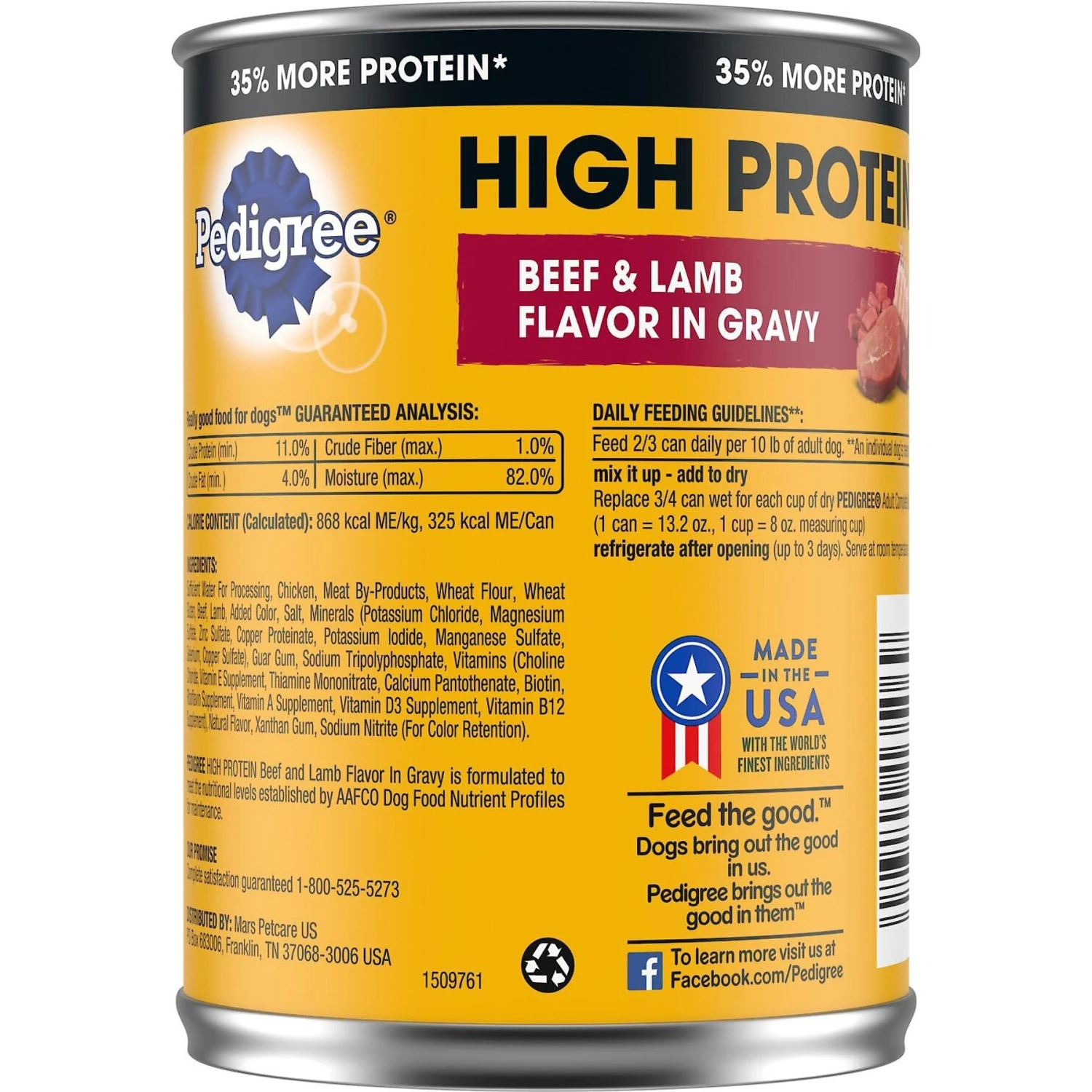 Pedigree High Protein Chicken & Duck Flavor Adult Canned Wet Dog Food & Pedigree High Protein Chopped Beef & Bison Flavor & Chopped Chicken & Duck Flavor Adult Canned Soft Wet Dog Food Variety Pack 10 Pedigree High Protein Chicken & Duck Flavor Adult Canned Wet Dog Food & Pedigree High Protein Chopped Beef & Bison Flavor & Chopped Chicken & Duck Flavor Adult Canned Soft Wet Dog Food Variety Pack - Image 8