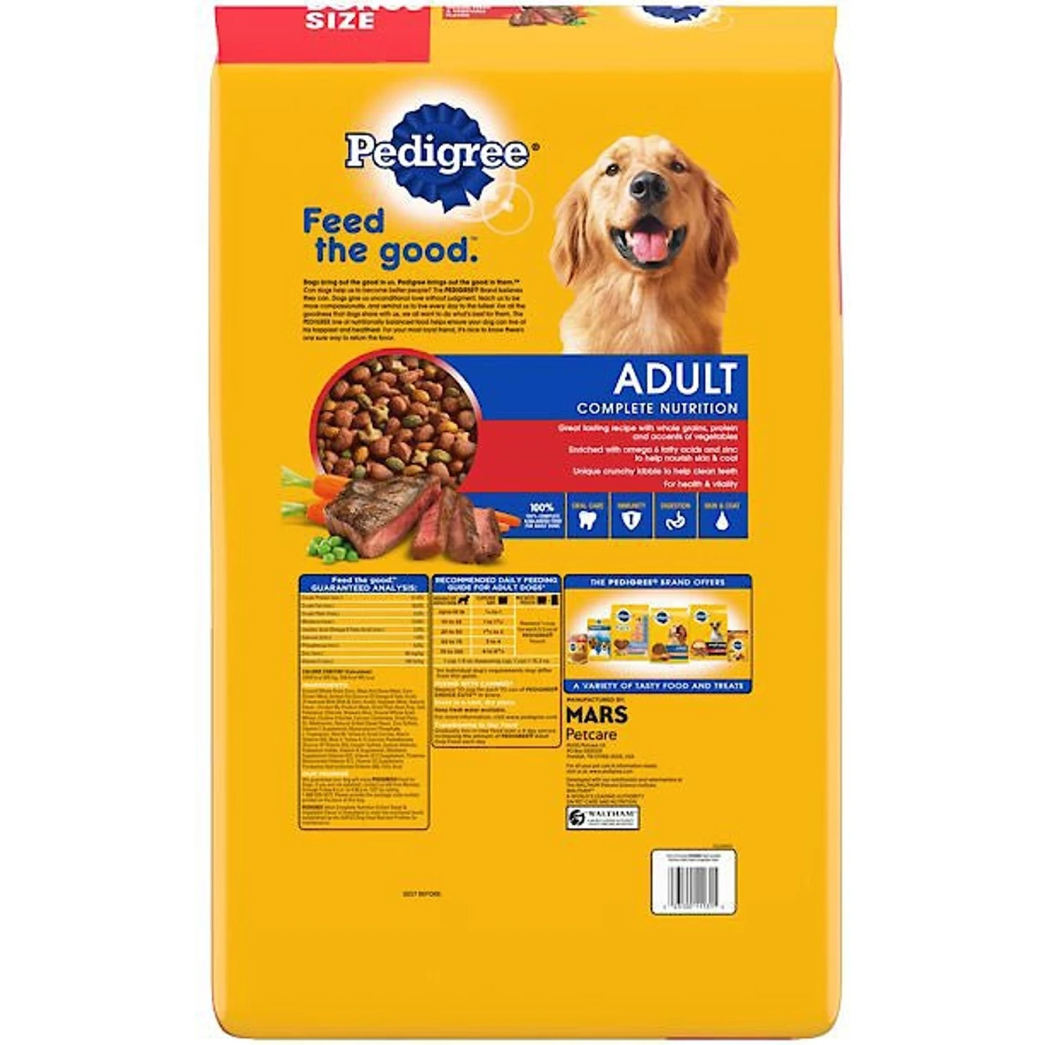 Pedigree Complete Nutrition Grilled Steak & Vegetable Flavor Dog Kibble Adult Dry Dog Food & Pedigree Chopped Ground Dinner Liver & Beef, Beef, Bacon & Cheese Flavor With Chicken Adult Canned Wet Dog Food Combo Variety Pack 5 Pedigree Complete Nutrition Grilled Steak & Vegetable Flavor Dog Kibble Adult Dry Dog Food & Pedigree Chopped Ground Dinner Liver & Beef, Beef, Bacon & Cheese Flavor With Chicken Adult Canned Wet Dog Food Combo Variety Pack - Image 3