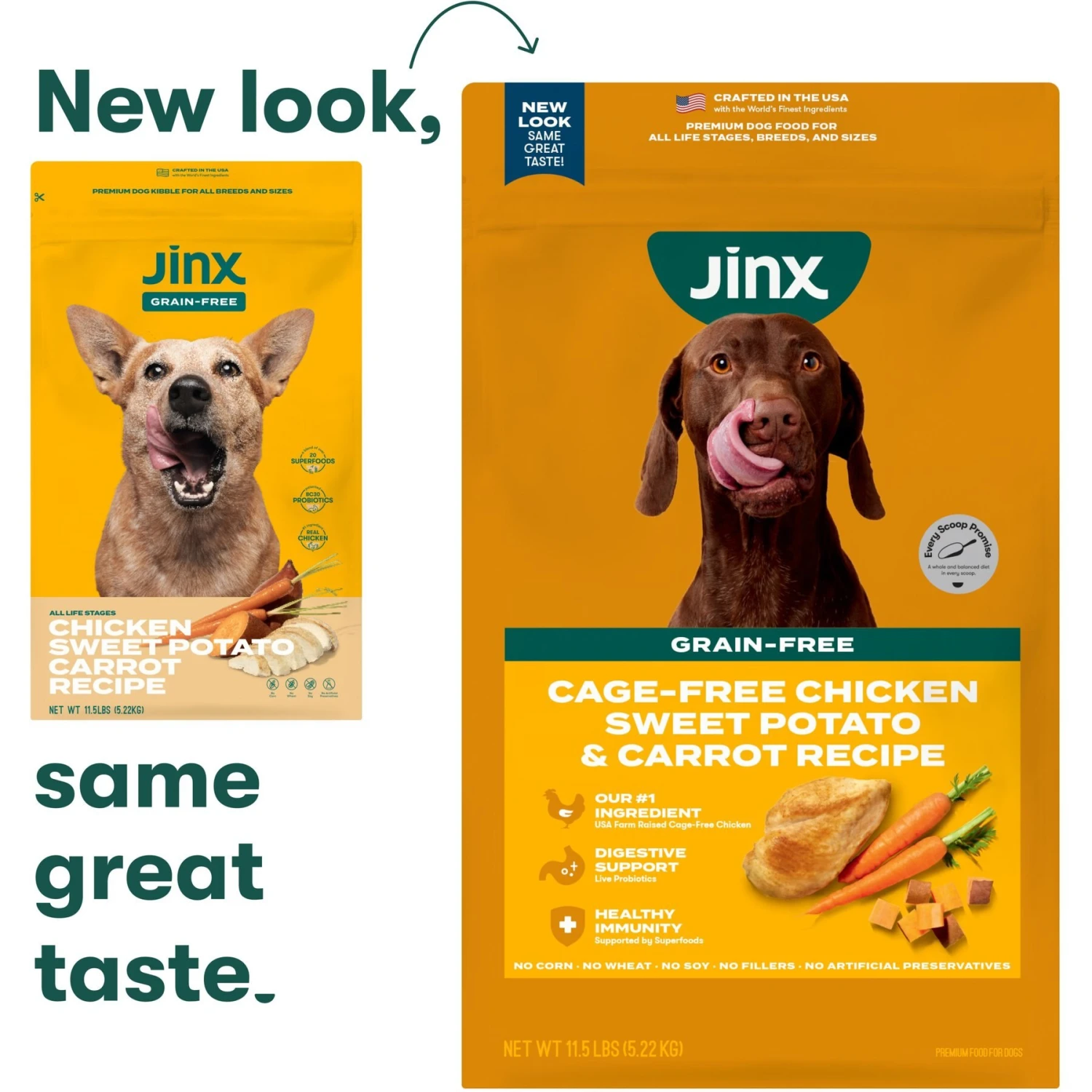 Jinx Chicken, Sweet Potato & Carrot ALS Kibble Dog Dry Food 4 Jinx Chicken, Sweet Potato & Carrot ALS Kibble Dog Dry Food - Image 2