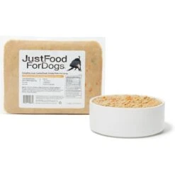 JustFoodForDogs Turkey & Whole Wheat Macaroni Recipe Frozen Human-Grade Fresh Dog Food