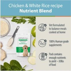 JustFoodForDogs DoItYourself Chicken & White Rice Recipe Fresh Dog Food Recipe & Nutrient Blend -Blue Buffalo || ROYAL CANIN || Wellness Sales 368151 PT2. AC SS1800 V1666385724