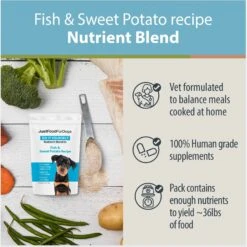 JustFoodForDogs DoItYourself Fish & Sweet Potato Recipe Fresh Dog Food Recipe & Nutrient Blend -Blue Buffalo || ROYAL CANIN || Wellness Sales 368157 PT2. AC SS1800 V1666385905