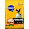 Pedigree Small Dog Complete Nutrition Roasted Chicken, Rice & Vegetable Flavor Small Breed Adult Dry Dog Food