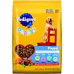 Pedigree Puppy Growth & Protection Grilled Steak & Vegetable Flavor Dry Dog Food