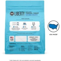 BIXBI Liberty Freeze Chicken & Salmon Recipe Dried Topper & Dog Treat, 4.5-oz Bag 13 BIXBI Liberty Freeze Chicken & Salmon Recipe Dried Topper & Dog Treat, 4.5-oz Bag -Blue Buffalo || ROYAL CANIN || Wellness Sales 370317 PT2. AC SS1800 V1698948991
