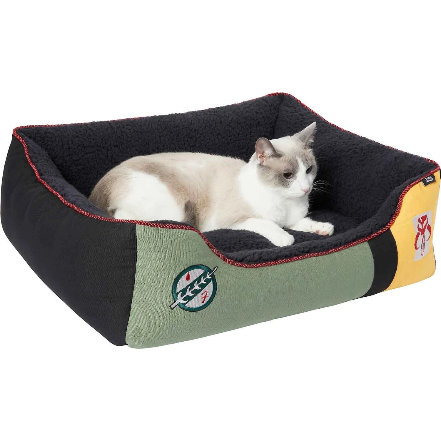 STAR WARS THE MANDALORIAN Bolster Dog & Cat Bed & STAR WARS BOBA FETT Bolster Dog & Cat Bed 4 STAR WARS THE MANDALORIAN Bolster Dog & Cat Bed & STAR WARS BOBA FETT Bolster Dog & Cat Bed - Image 2