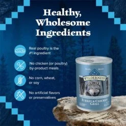 Blue Buffalo Wilderness Turkey & Chicken Grill Grain-Free Canned Dog Food 15 Blue Buffalo Wilderness Turkey & Chicken Grill Grain-Free Canned Dog Food -Blue Buffalo || ROYAL CANIN || Wellness Sales 46835 PT5. AC SS1800 V1646792189