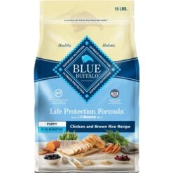 Blue Buffalo Life Protection Formula Puppy Chicken & Brown Rice Recipe Dry Dog Food