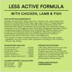 CANIDAE All Life Stages Less Active Chicken, Lamb & Fish Formula Canned Dog Food -Blue Buffalo || ROYAL CANIN || Wellness Sales 47021 PT6. AC SS1800 V1673463412