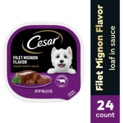 Cesar Classic Loaf In Sauce Filet Mignon Flavor Grain-Free Small Breed Adult Wet Dog Food Trays -Blue Buffalo || ROYAL CANIN || Wellness Sales 47083 PT2. AC SS1800 V1695649466