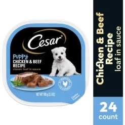 Cesar Puppy Classic Loaf In Sauce Chicken & Beef Recipe Grain-Free Small Breed Wet Dog Food Trays -Blue Buffalo || ROYAL CANIN || Wellness Sales 47090 PT2. AC SS1800 V1695649459