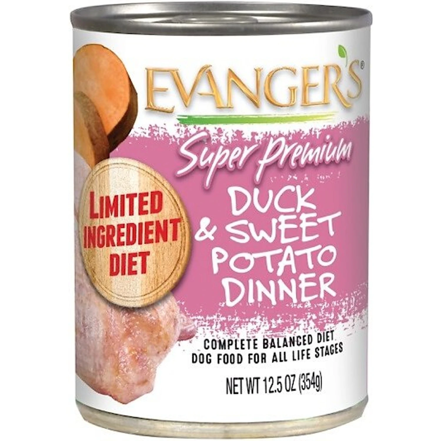 Evanger's Super Premium Duck & Sweet Potato Dinner Canned Dog Food 3 Evanger's Super Premium Duck & Sweet Potato Dinner Canned Dog Food