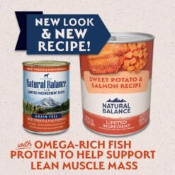 Natural Balance Limited Ingredient Grain-Free Sweet Potato & Salmon Wet Dog Food 12 Natural Balance Limited Ingredient Grain-Free Sweet Potato & Salmon Wet Dog Food -Blue Buffalo || ROYAL CANIN || Wellness Sales 48023 PT1. AC SS1800 V1679928895