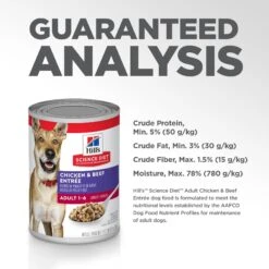 Hill's Science Diet Adult Chicken& Beef Entree Canned Dog Food 19 Hill's Science Diet Adult Chicken& Beef Entree Canned Dog Food -Blue Buffalo || ROYAL CANIN || Wellness Sales 48956 PT8. AC SS1800 V1598142386