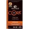Wellness CORE Grain-Free Original Deboned Turkey, Turkey Meal & Chicken Meal Recipe Dry Dog Food 1 Wellness CORE Grain-Free Original Deboned Turkey, Turkey Meal & Chicken Meal Recipe Dry Dog Food -Blue Buffalo || ROYAL CANIN || Wellness Sales 49161 MAIN. AC SS1800 V1677537391