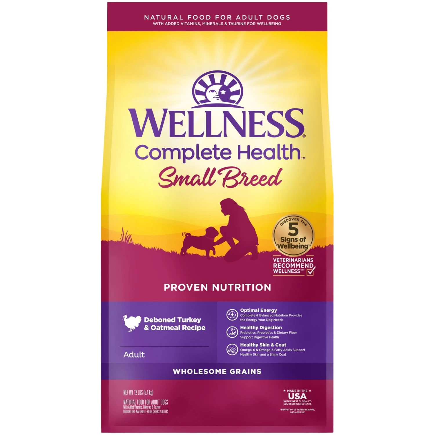Wellness Small Breed Complete Health Adult Turkey & Oatmeal Recipe Natural Dry Dog Food 3 Wellness Small Breed Complete Health Adult Turkey & Oatmeal Recipe Natural Dry Dog Food