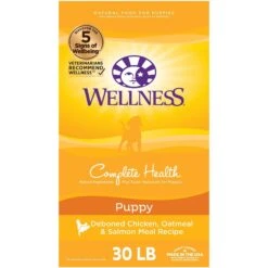 Wellness Complete Health Puppy Deboned Chicken, Oatmeal & Salmon Meal Recipe Dry Dog Food
