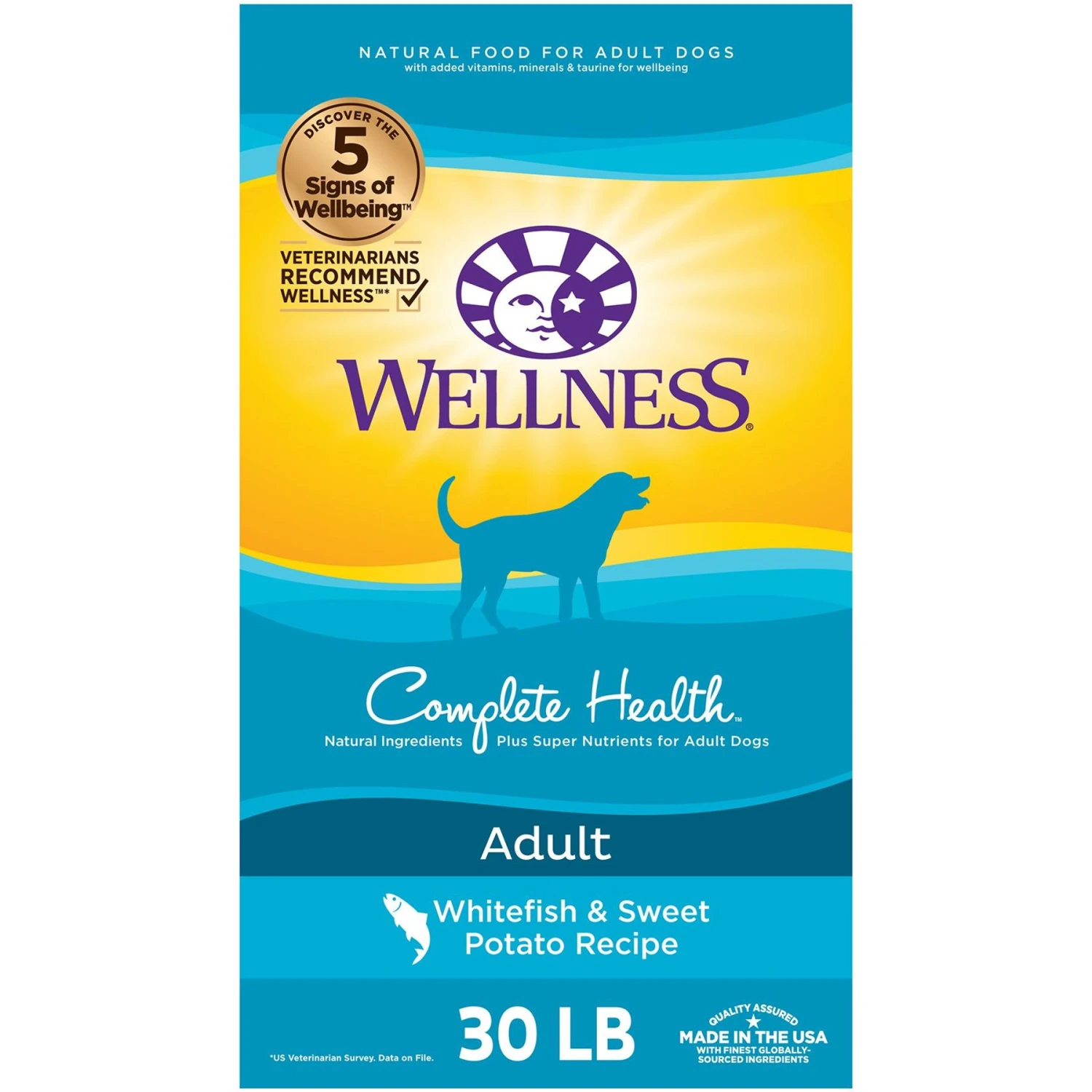 Wellness Complete Health Adult Whitefish & Sweet Potato Recipe Dry Dog Food 3 Wellness Complete Health Adult Whitefish & Sweet Potato Recipe Dry Dog Food