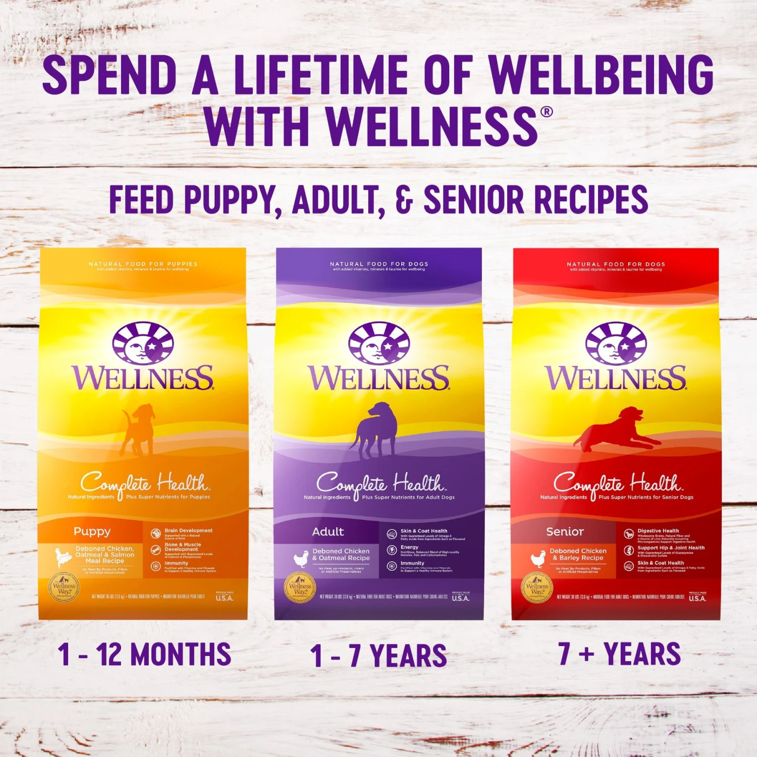 Wellness Complete Health Adult Whitefish & Sweet Potato Recipe Dry Dog Food 7 Wellness Complete Health Adult Whitefish & Sweet Potato Recipe Dry Dog Food - Image 5
