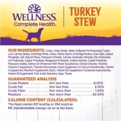 Wellness Turkey Stew With Barley & Carrots Canned Dog Food -Blue Buffalo || ROYAL CANIN || Wellness Sales 49223 PT6. AC SS1800 V1657657682