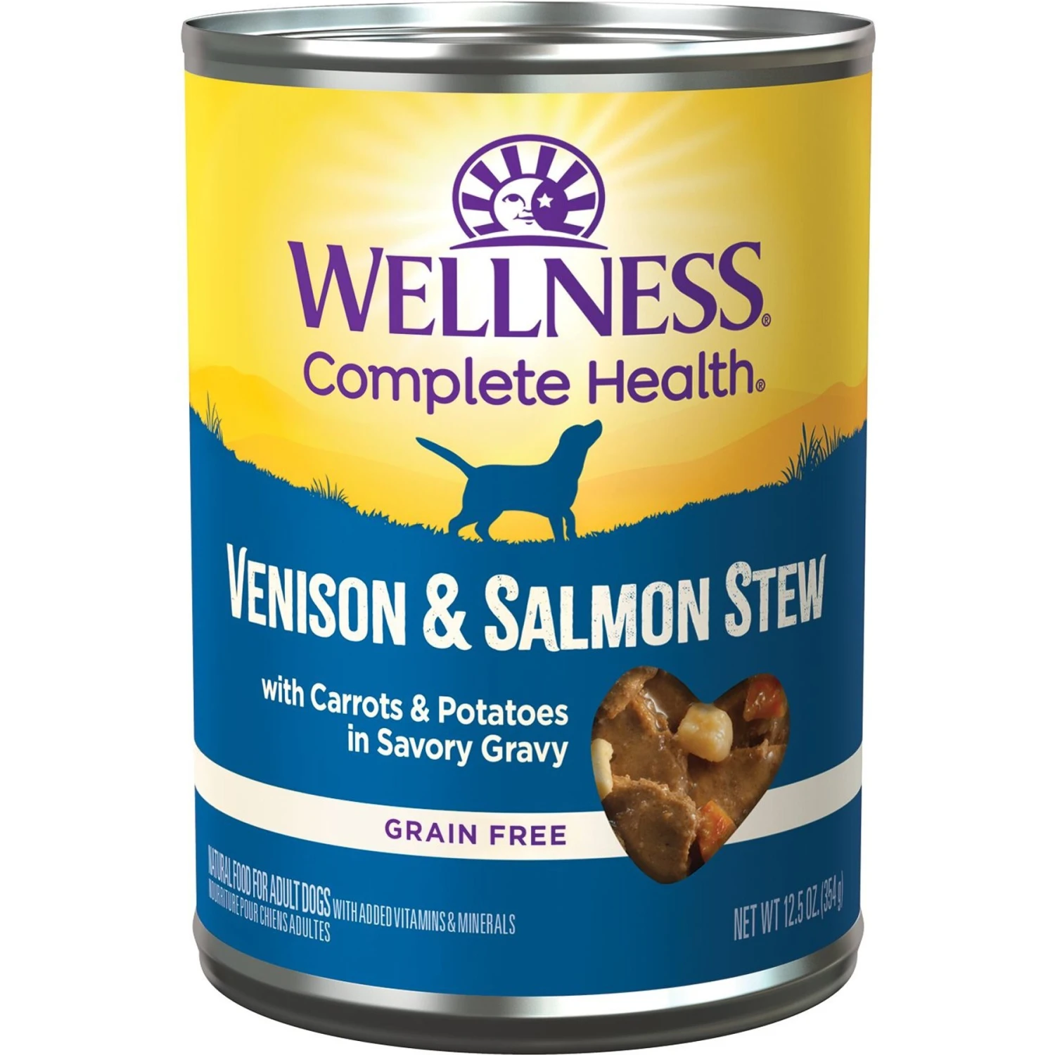 Wellness Venison & Salmon Stew With Potatoes & Carrots Canned Dog Food 4 Wellness Venison & Salmon Stew With Potatoes & Carrots Canned Dog Food - Image 2