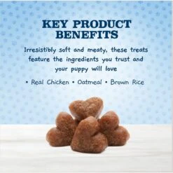 Blue Buffalo Baby Blue Healthy Growth Formula Natural Chicken & Brown Rice Recipe Puppy Dry Food & Blue Buffalo Baby Blue Natural Savory Chicken Puppy Treats, 4-oz Bag -Blue Buffalo || ROYAL CANIN || Wellness Sales 501858 PT3. AC SS1800 V1648561001