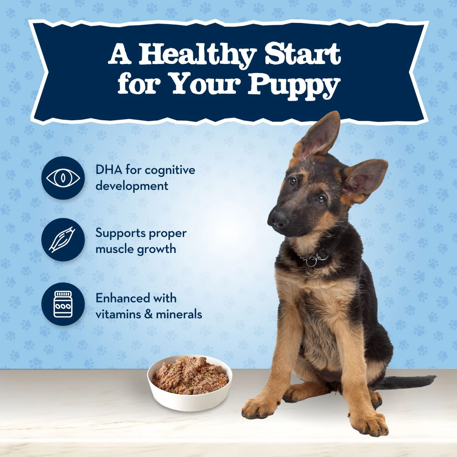 Blue Buffalo Baby Blue Healthy Growth Formula Natural Chicken & Vegetable Recipe Puppy Wet Food, 12.5-oz Cans, Case Of 12 6 Blue Buffalo Baby Blue Healthy Growth Formula Natural Chicken & Vegetable Recipe Puppy Wet Food, 12.5-oz Cans, Case Of 12 - Image 4