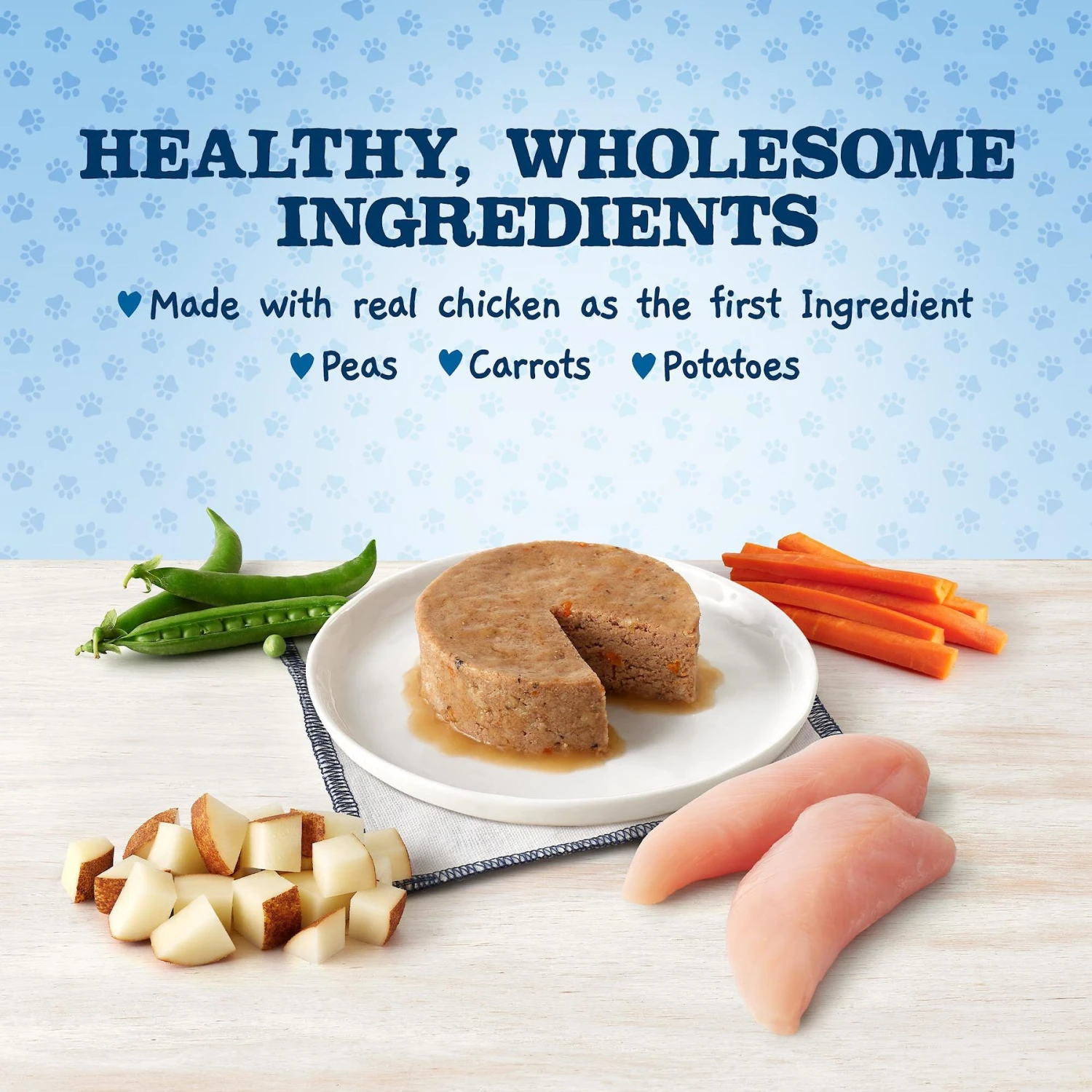 Blue Buffalo Baby Blue Healthy Growth Formula Natural Chicken & Vegetable Recipe Puppy Wet Food, 3.5-oz Cups, Case Of 12 6 Blue Buffalo Baby Blue Healthy Growth Formula Natural Chicken & Vegetable Recipe Puppy Wet Food, 3.5-oz Cups, Case Of 12 - Image 4