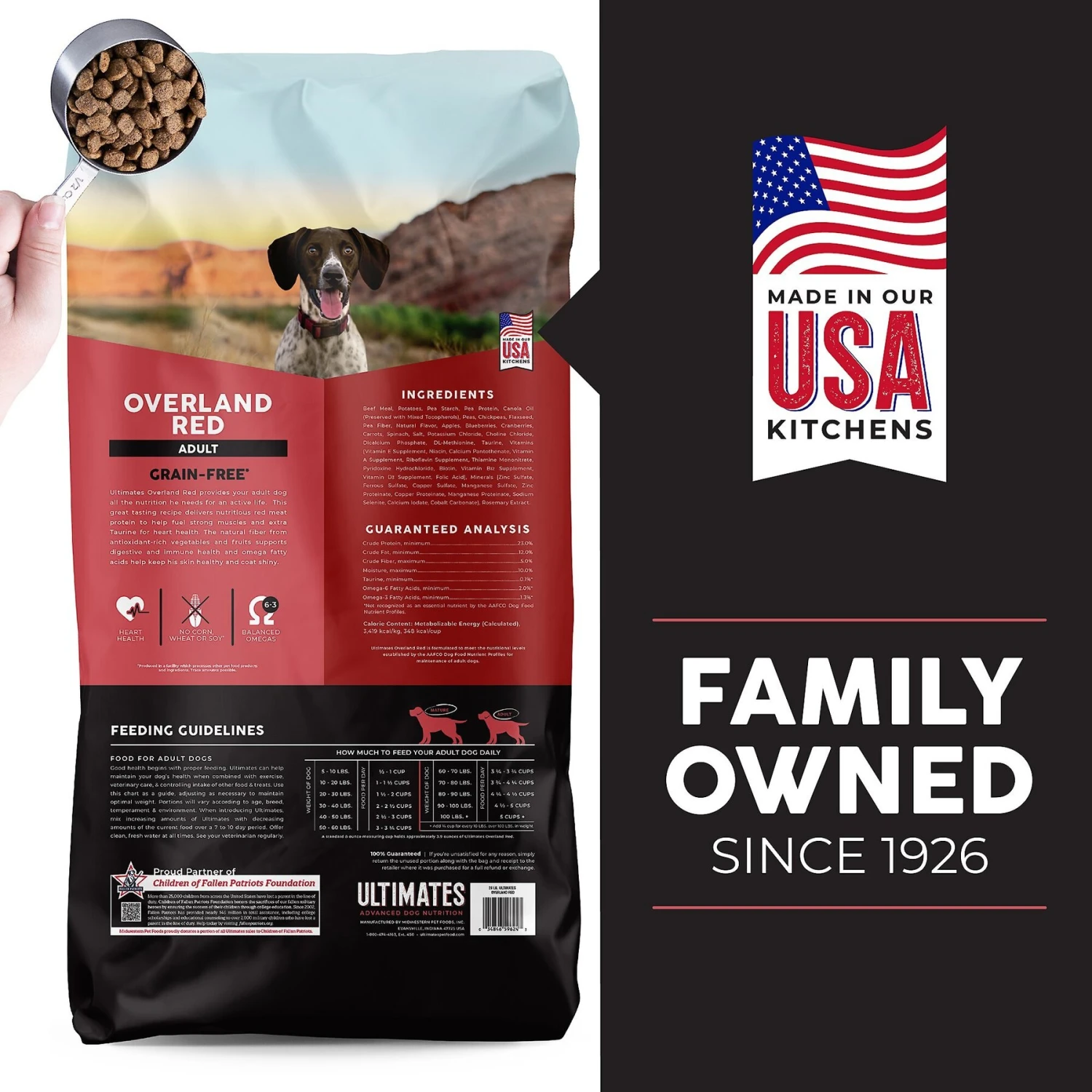 Ultimates Overland Grain-Free Red Beef & Potato Dry Dog Food 4 Ultimates Overland Grain-Free Red Beef & Potato Dry Dog Food - Image 2