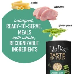 Tiki Dog Taste Of Italy! Grain-Free Chicken & Pasta Carbonara Chunks In Gravy Canned Dog Food, 12-oz, Case Of 8 -Blue Buffalo || ROYAL CANIN || Wellness Sales 505194 PT3. AC SS1800 V1648582895