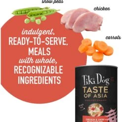 Tiki Dog Taste Of Asia! Grain-Free Chicken & Snow Peas Stir Fry Chunks In Gravy Canned Dog Food, 12-oz, Case Of 8 -Blue Buffalo || ROYAL CANIN || Wellness Sales 505218 PT3. AC SS1800 V1648582586