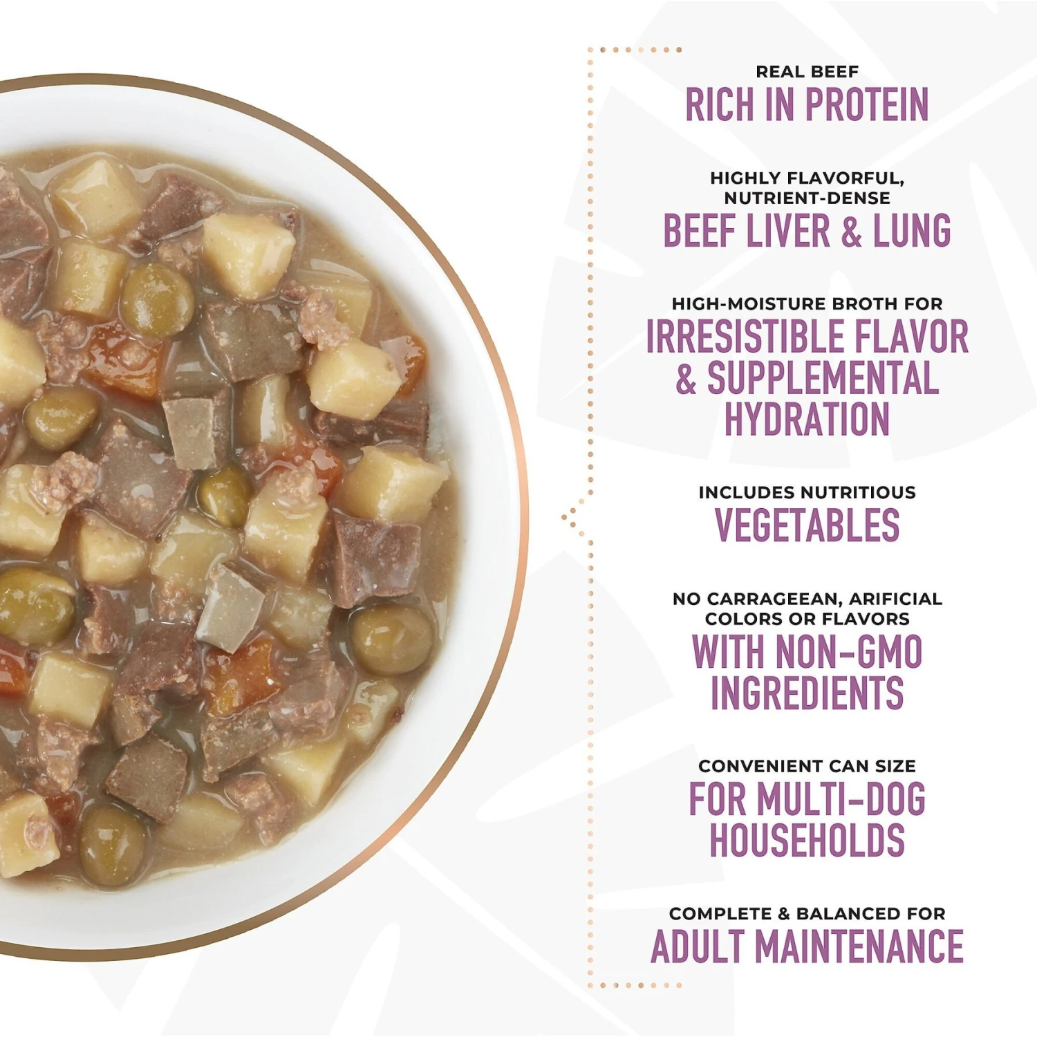 Tiki Dog Taste Of France! Grain-Free Beef & Potatoes Burgundy Chunks In Gravy Canned Dog Food, 12-oz, Case Of 8 7 Tiki Dog Taste Of France! Grain-Free Beef & Potatoes Burgundy Chunks In Gravy Canned Dog Food, 12-oz, Case Of 8 - Image 5