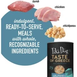 Tiki Dog Taste Of Greece! Grain-Free Lamb Couscous & Chickpea Chunks In Gravy Canned Dog Food 13 Tiki Dog Taste Of Greece! Grain-Free Lamb Couscous & Chickpea Chunks In Gravy Canned Dog Food -Blue Buffalo || ROYAL CANIN || Wellness Sales 505314 PT3. AC SS1800 V1648582898