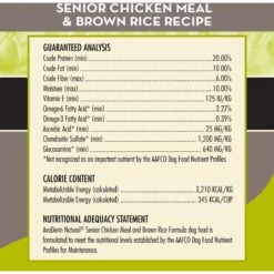 AvoDerm Senior Chicken Meal & Brown Rice Recipe Dry Dog Food 11 AvoDerm Senior Chicken Meal & Brown Rice Recipe Dry Dog Food -Blue Buffalo || ROYAL CANIN || Wellness Sales 50601 PT4. AC SS1800 V1594154154