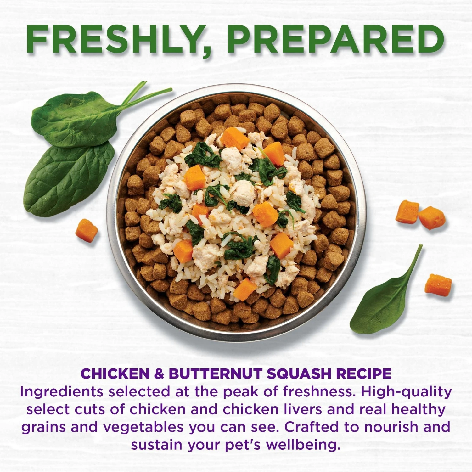 Wellness Bowl Boosters Freshly Frozen Fresh Chicken & Butternut Squash Dog Food 4 Wellness Bowl Boosters Freshly Frozen Fresh Chicken & Butternut Squash Dog Food - Image 3