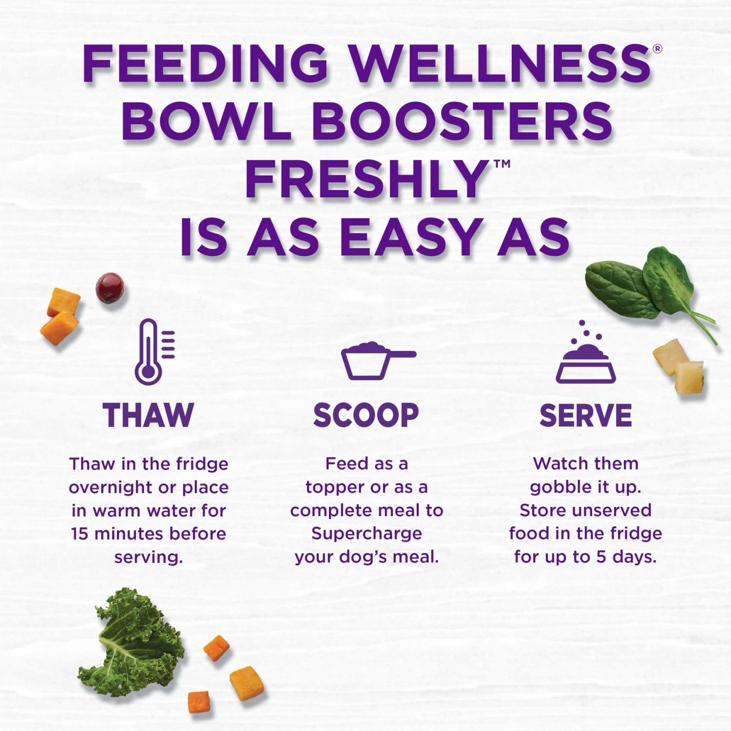 Wellness Bowl Boosters Freshly Frozen Fresh Chicken & Butternut Squash Dog Food 7 Wellness Bowl Boosters Freshly Frozen Fresh Chicken & Butternut Squash Dog Food - Image 6
