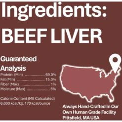 Whole Life Just One Ingredient Pure Beef Liver Freeze-Dried Dog & Cat Treats -Blue Buffalo || ROYAL CANIN || Wellness Sales 51686 PT5. AC SS1800 V1673976561