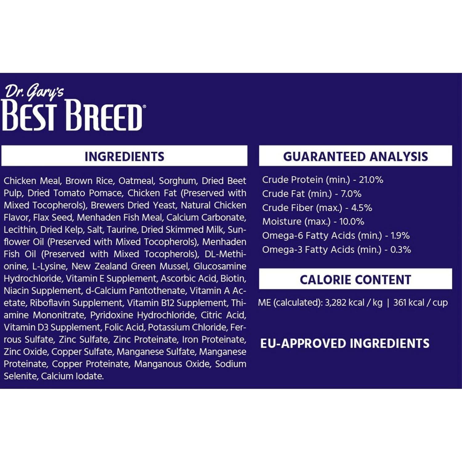 Dr. Gary's Best Breed Holistic Senior Reduced Calorie Dry Dog Food 8 Dr. Gary's Best Breed Holistic Senior Reduced Calorie Dry Dog Food - Image 6