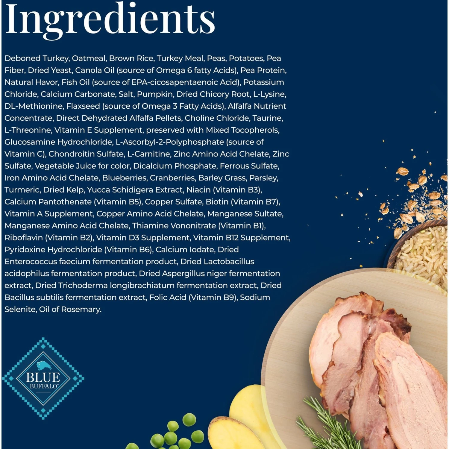 Blue Buffalo Basics Skin & Stomach Care Turkey & Potato Recipe Large Breed Adult Dry Dog Food 7 Blue Buffalo Basics Skin & Stomach Care Turkey & Potato Recipe Large Breed Adult Dry Dog Food - Image 5