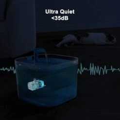 PATPET Triple Filter Ultra Quiet Pump Cat & Dog Water Fountain Dispenser, Blue, 75-oz -Blue Buffalo || ROYAL CANIN || Wellness Sales 521670 PT2. AC SS1800 V1658228150