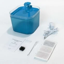 PATPET Triple Filter Ultra Quiet Pump Cat & Dog Water Fountain Dispenser, Blue, 75-oz -Blue Buffalo || ROYAL CANIN || Wellness Sales 521670 PT7. AC SS1800 V1658219259