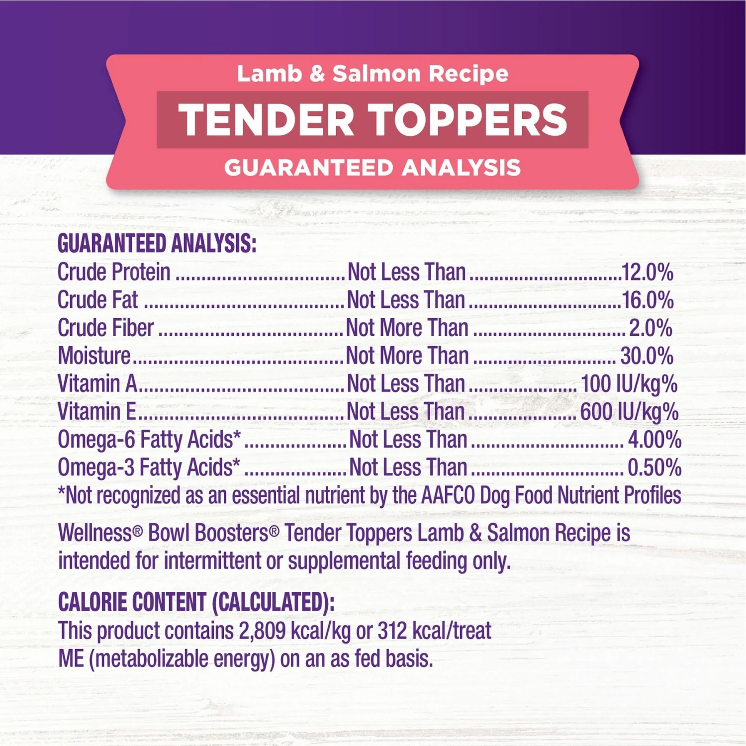 Wellness Bowl Boosters Tender Toppers Grain-Free Lamb & Salmon Dog Food Topper, 8-oz Bag 10 Wellness Bowl Boosters Tender Toppers Grain-Free Lamb & Salmon Dog Food Topper, 8-oz Bag - Image 8