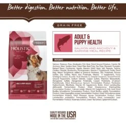 Holistic Select Adult & Puppy Grain-Free Salmon, Anchovy & Sardine Meal Recipe Dry Dog Food 12 Holistic Select Adult & Puppy Grain-Free Salmon, Anchovy & Sardine Meal Recipe Dry Dog Food -Blue Buffalo || ROYAL CANIN || Wellness Sales 52626 PT3. AC SS1800 V1660706871