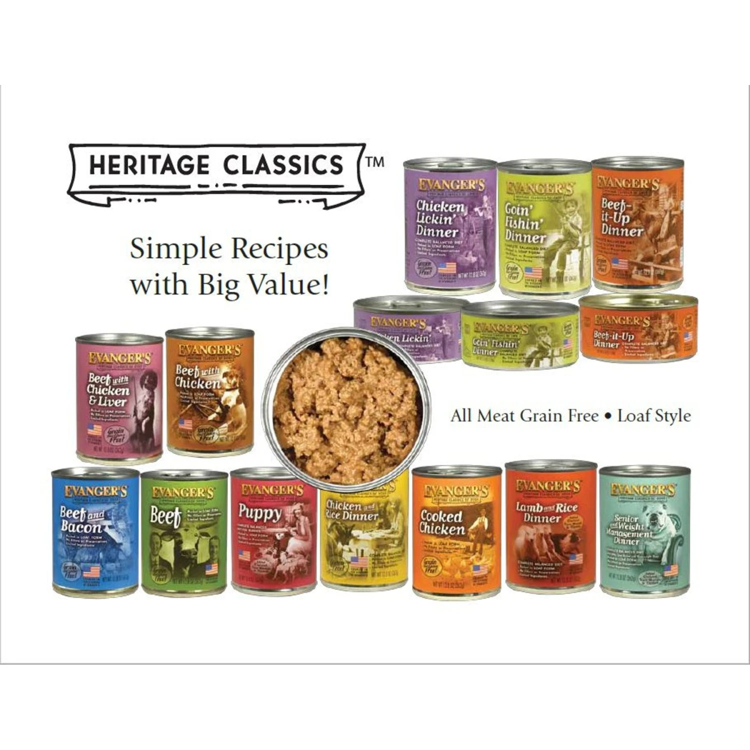 Evanger's Classic Recipes Puppy Canned Dog Food 5 Evanger's Classic Recipes Puppy Canned Dog Food - Image 3